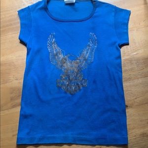 Vintage 1970s Harley Davidson Babydoll T-Shirt
